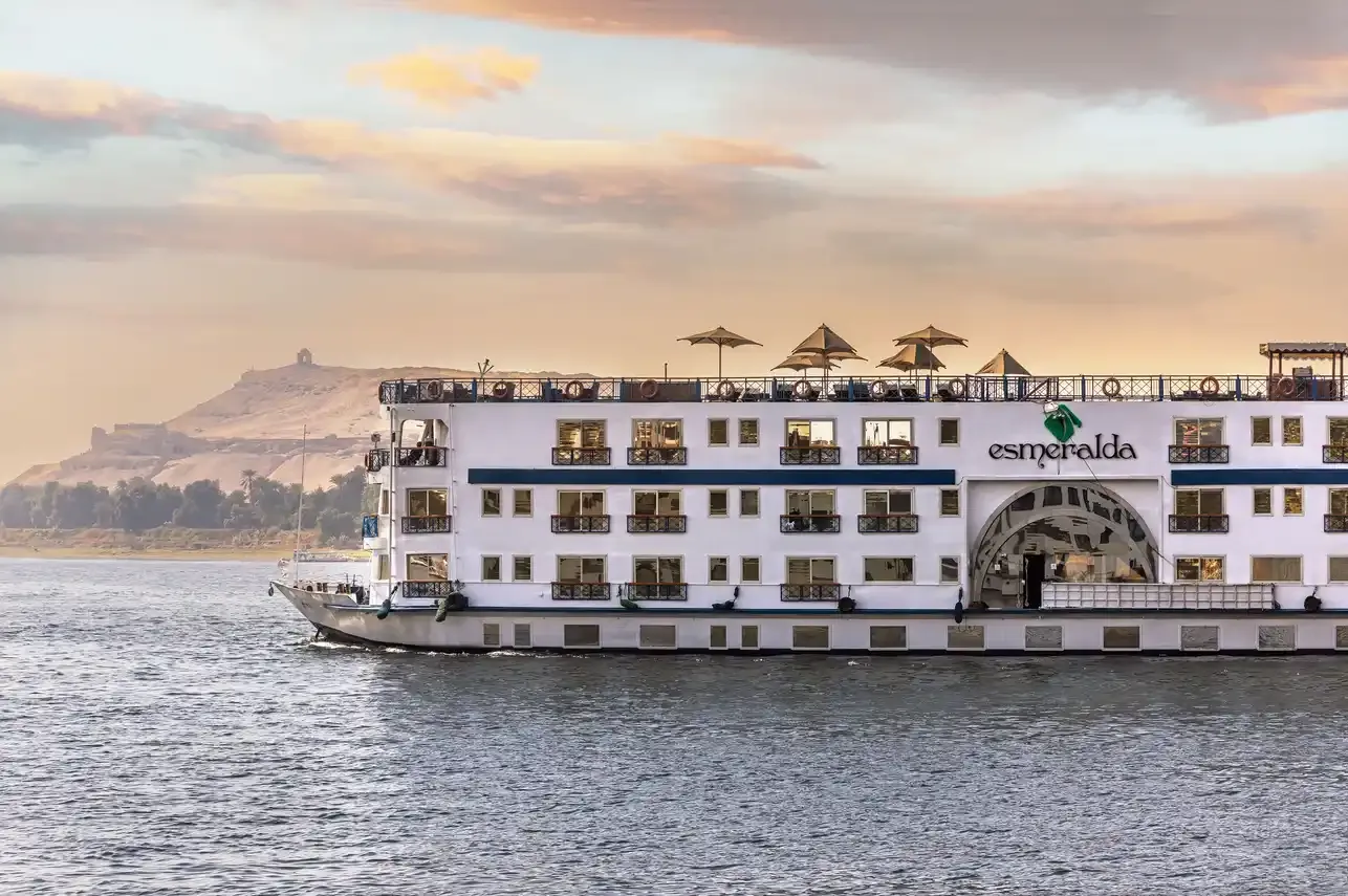 Exterior view of the Esmeralda Nile Cruise Nile cruise ship